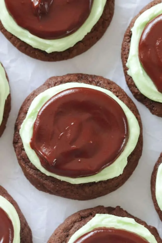 Grasshopper Mint Cookies Recipe 2 Grasshopper Mint Cookies