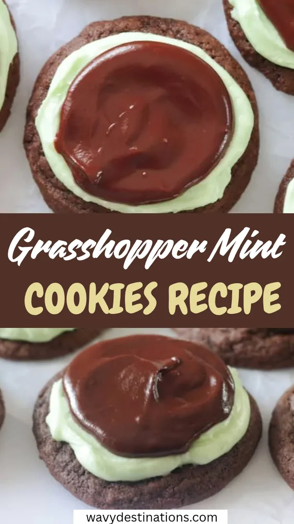 Grasshopper Mint Cookies Recipe 1 Grasshopper Mint Cookies