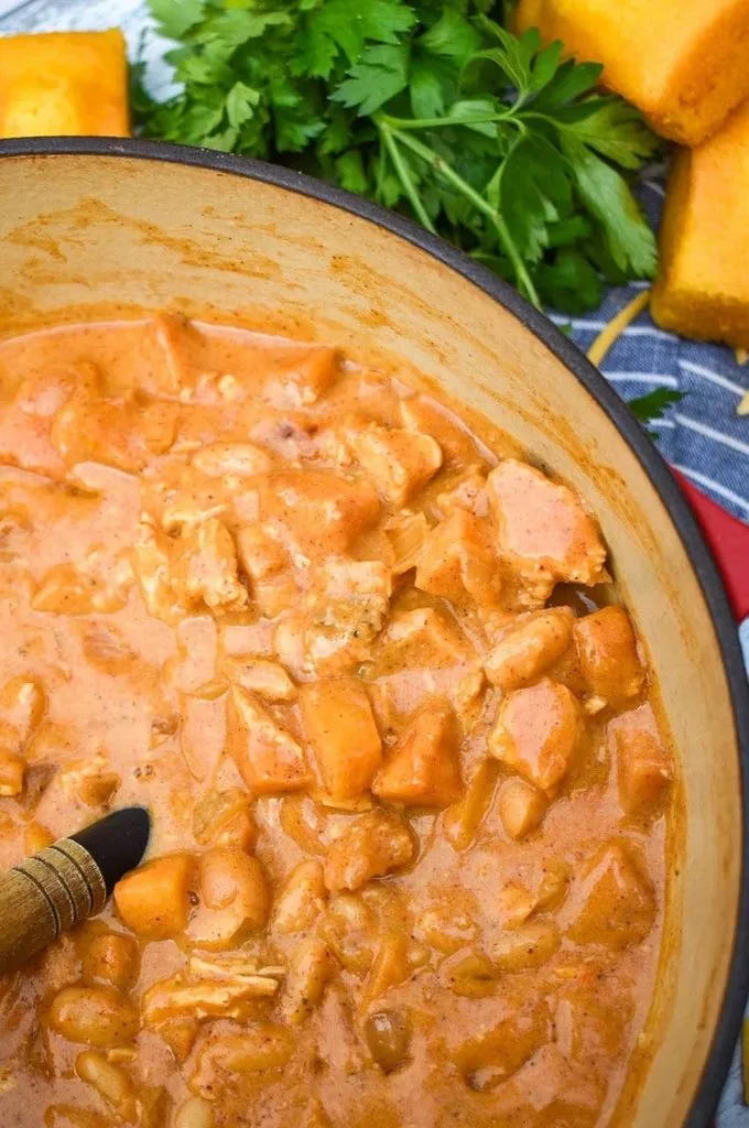White Cheddar & Apple Chicken Chili Recipe 4 White Cheddar & Apple Chicken Chili