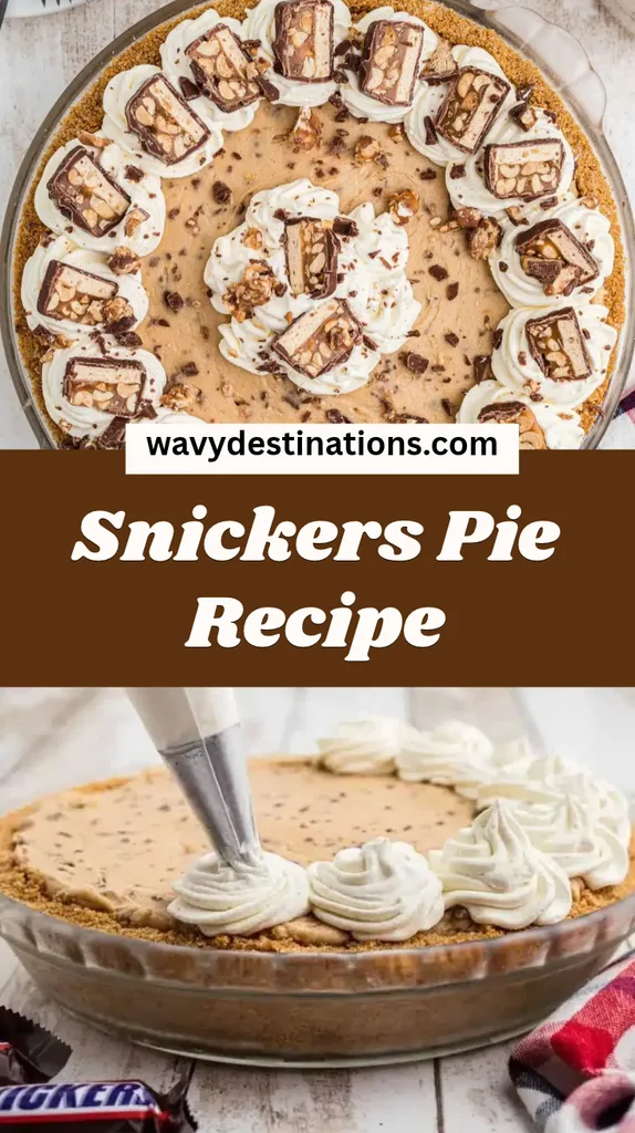 Snickers Pie Recipe 1 Snickers Pie