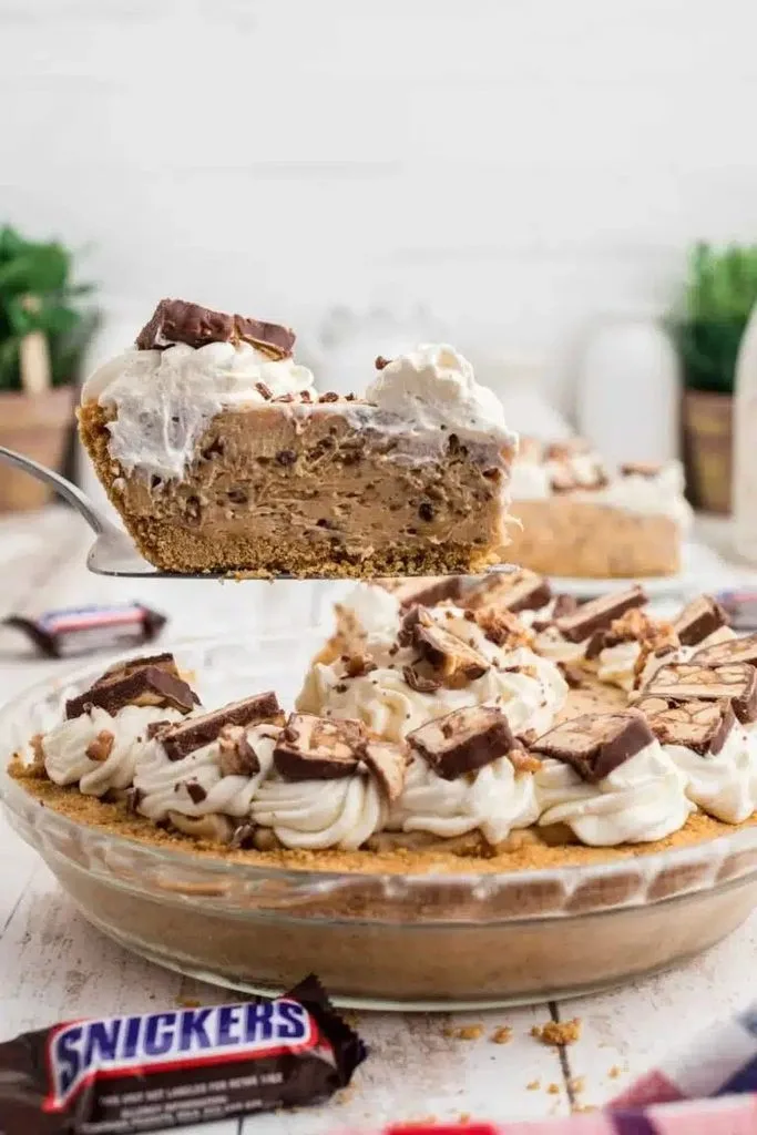 Snickers Pie Recipe 4 Snickers Pie