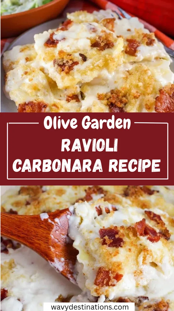 Olive Garden Ravioli Carbonara
