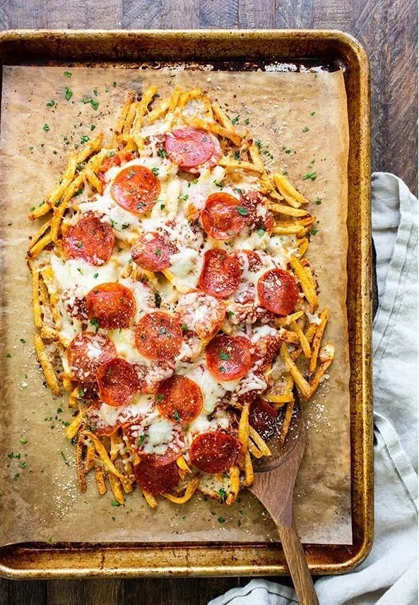 Baked Pizza Fries Recipe 3 Baked Pizza Fries