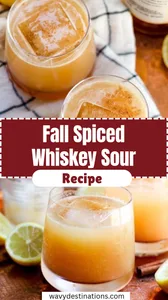 Fall Spiced Whiskey Sour