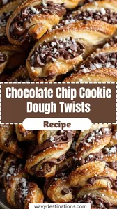 Chocolate Chip Cookie Dough Twists
