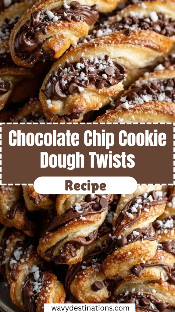 Chocolate Chip Cookie Dough Twists Recipe 1 Chocolate Chip Cookie Dough Twists