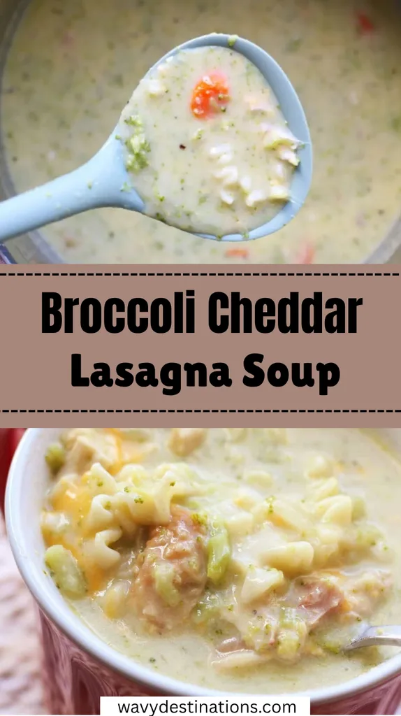Broccoli Cheddar Lasagna Soup Recipe 1 Broccoli Cheddar Lasagna Soup