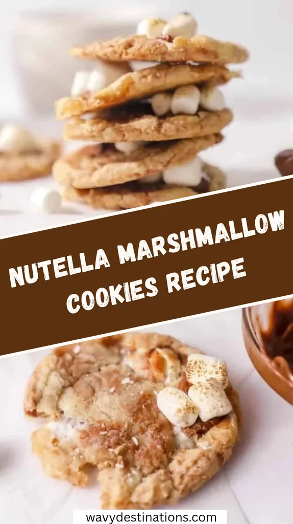 Nutella Marshmallow Cookies Recipe 1 Nutella Marshmallow Cookies