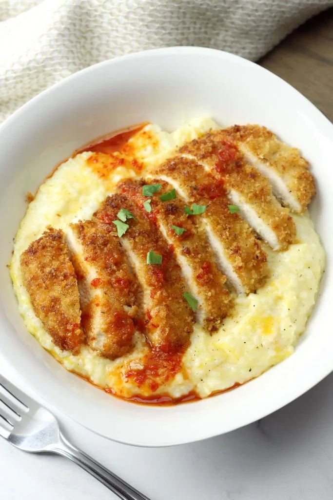 Cajun Chicken and Cheesy Grits Recipe 4 Cajun Chicken and Cheesy Grits