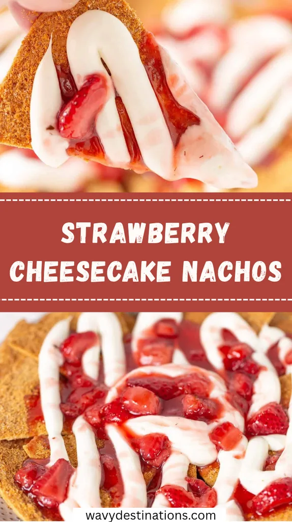 Strawberry Cheesecake Nachos