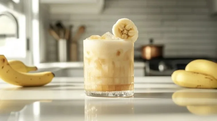 Banana Maple Bourbon Smash Recipe 2 Banana Maple Bourbon Smash