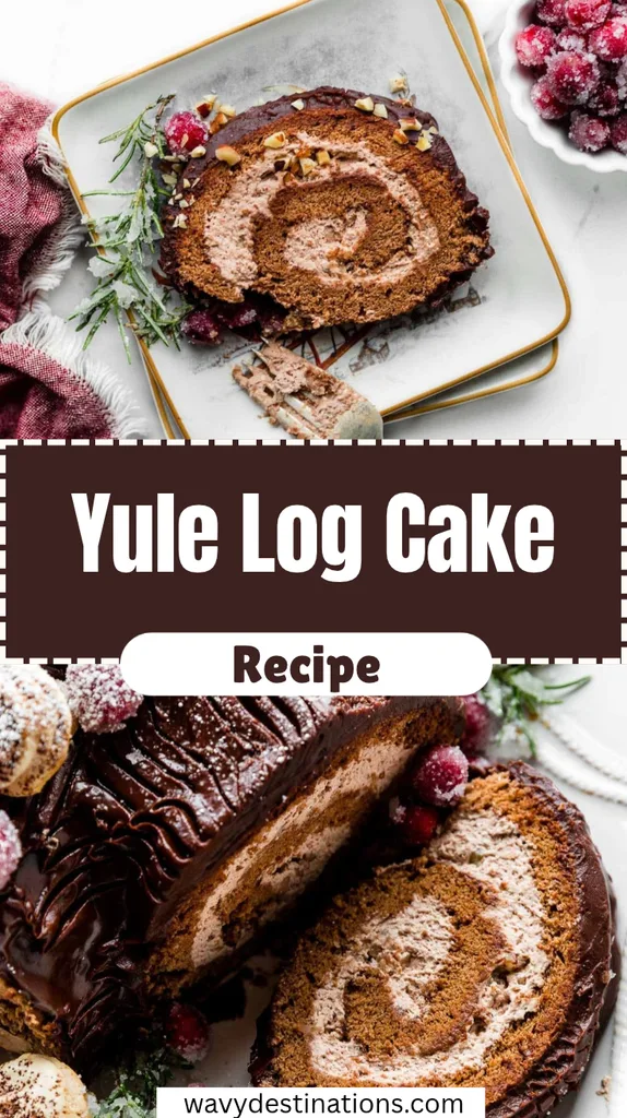 Yule Log Cake