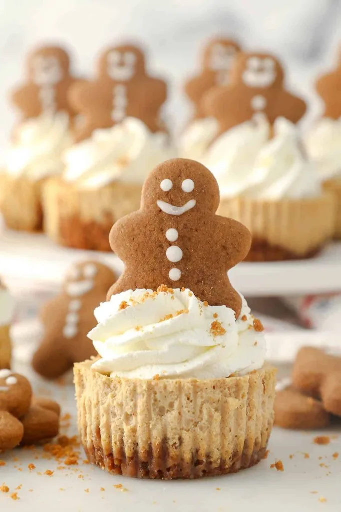Mini Gingerbread Cheesecake Recipe 4 Mini Gingerbread Cheesecake