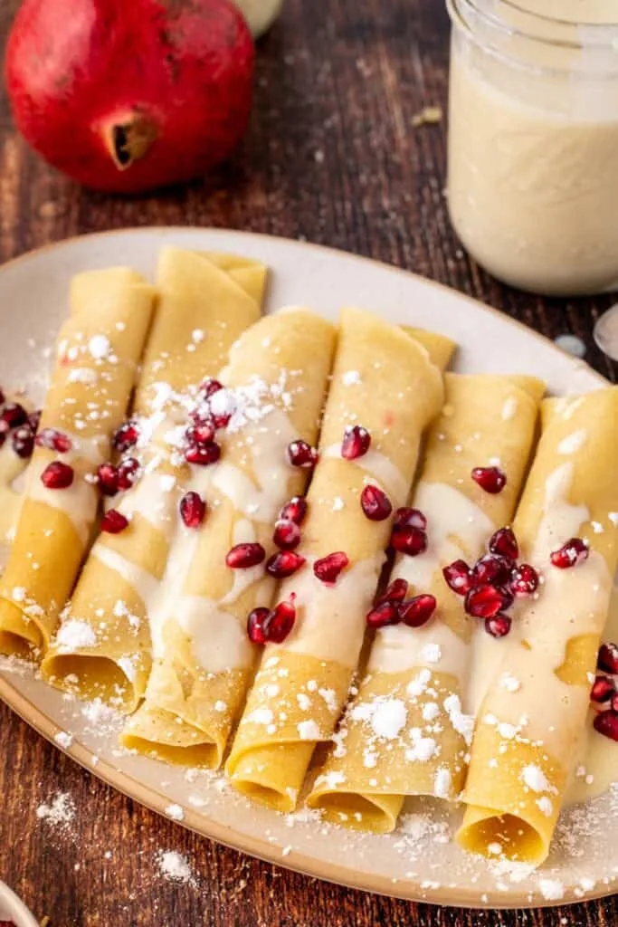 Eggnog Crepes Recipe