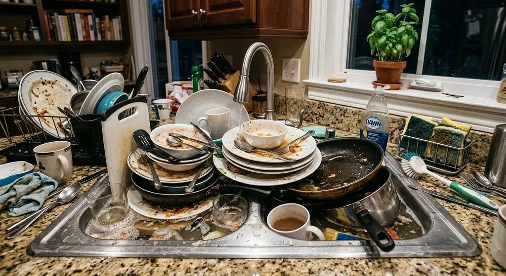 How to Stop Your Kitchen Sink From Piling Up
