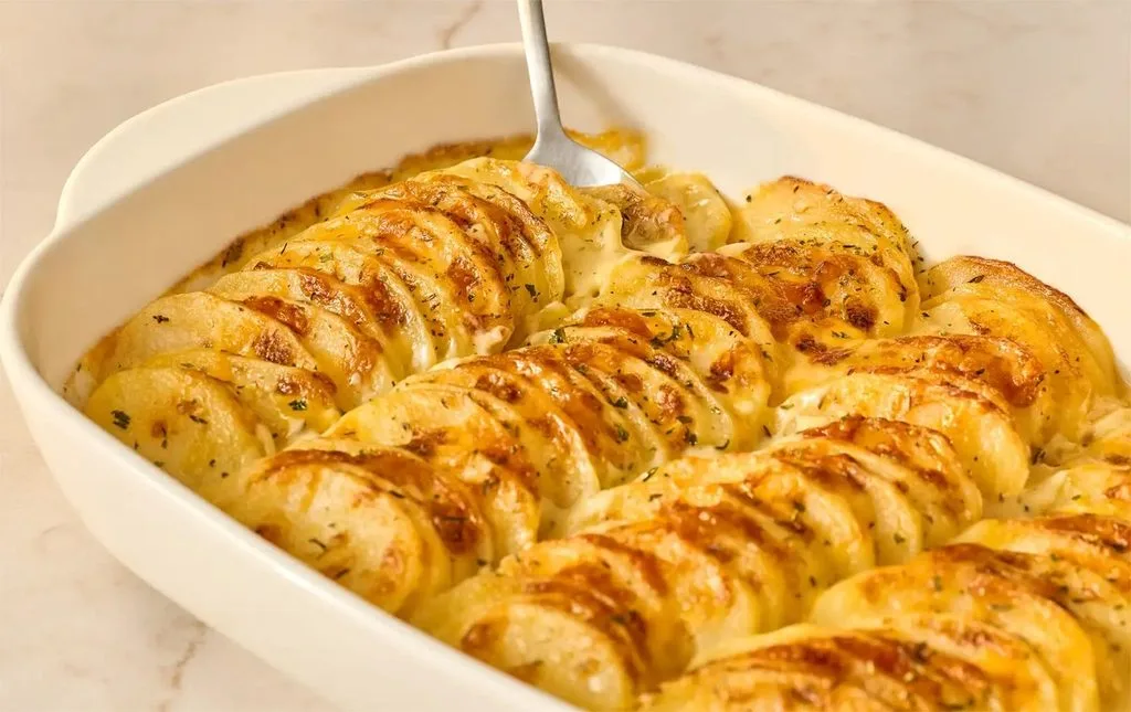 Cheesy Scalloped Potatoes Recipe 3 Cheesy Scalloped Potatoes