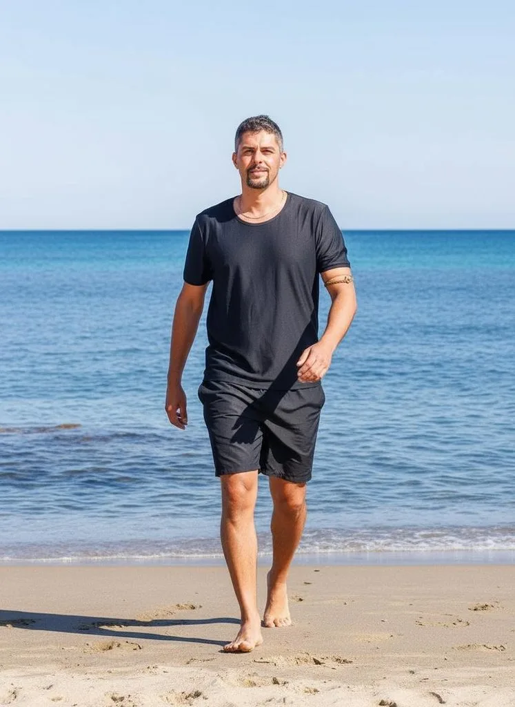 Monochrome Black Beach Outfit