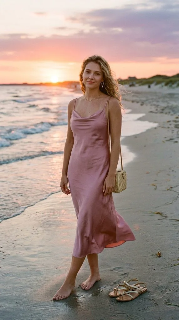 Satin Slip Dress