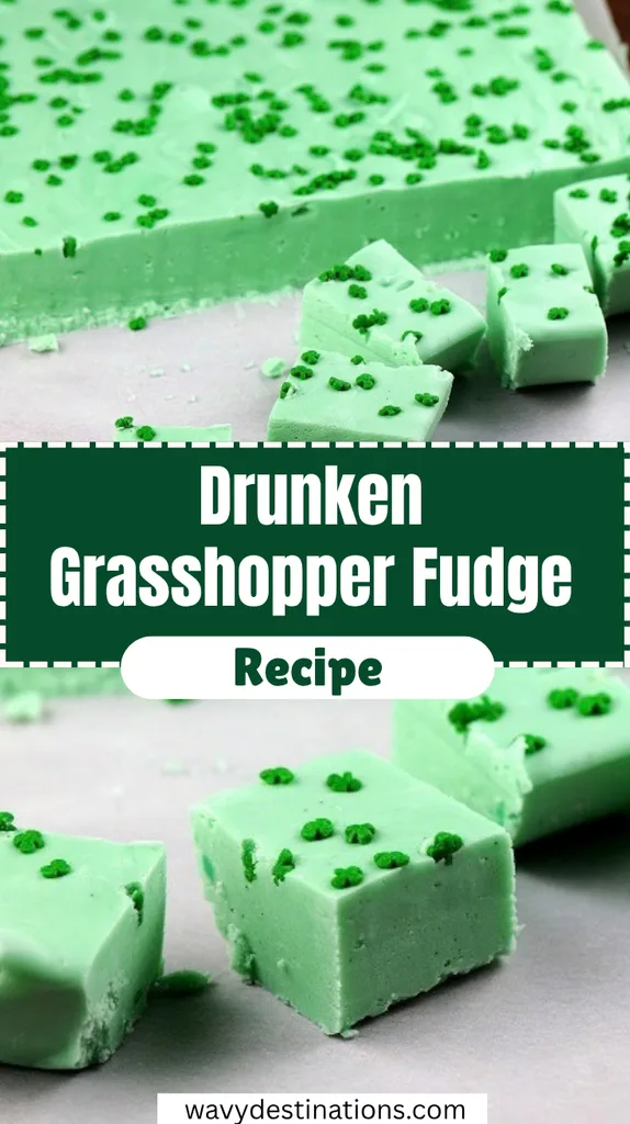 Drunken Grasshopper Fudge