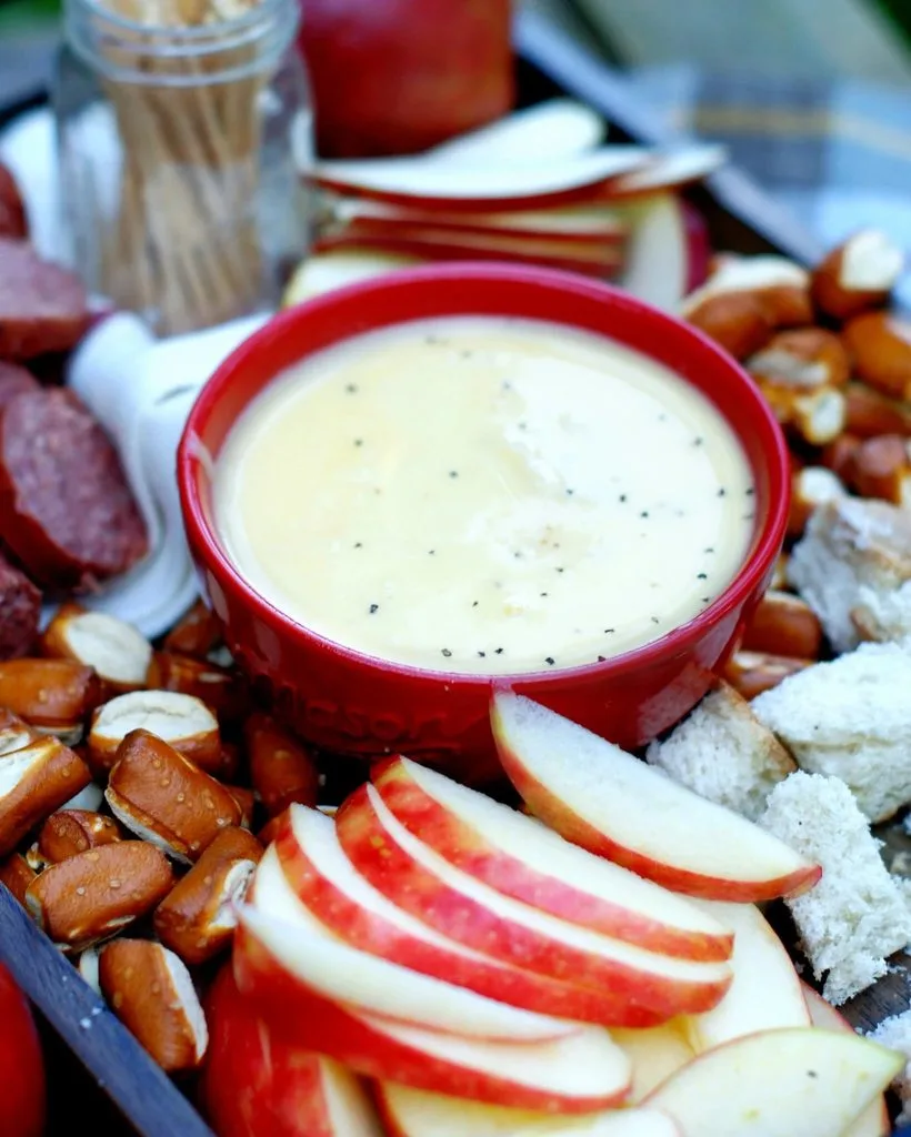 Fall Apple Cider Cheese Fondue Recipe 2 Fall Apple Cider Cheese Fondue