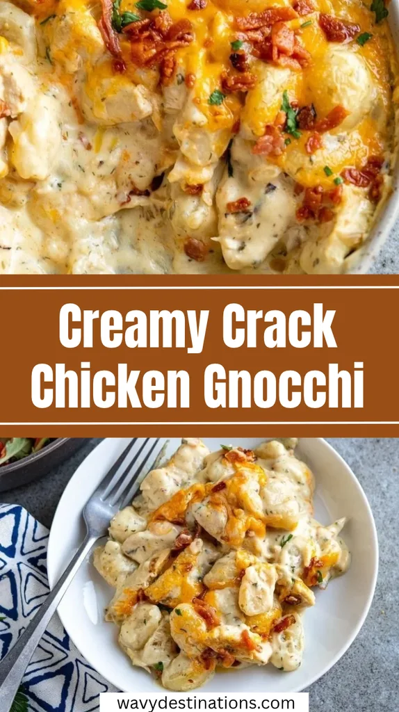 Creamy Crack Chicken Gnocchi