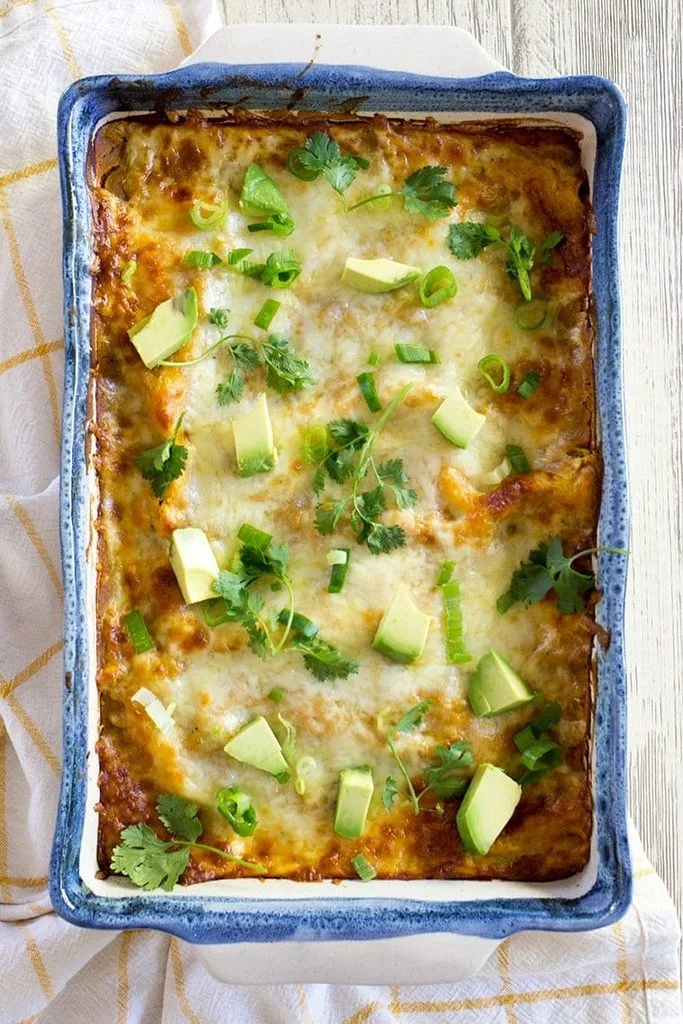 Pumpkin Chicken Enchiladas