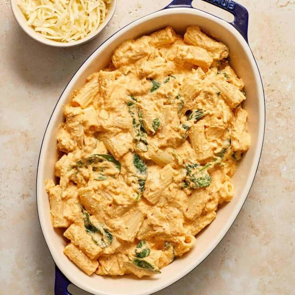 Cheesy Pumpkin Ricotta Pasta Bake Recipe 2 Cheesy Pumpkin Ricotta Pasta Bake Recipe