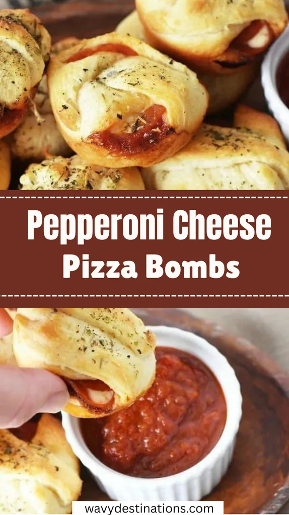 Pepperoni Cheese Pizza Bombs Recipe