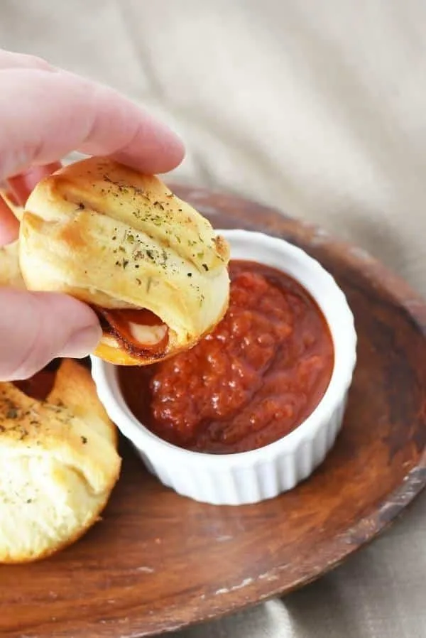 Pepperoni Cheese Pizza Bombs