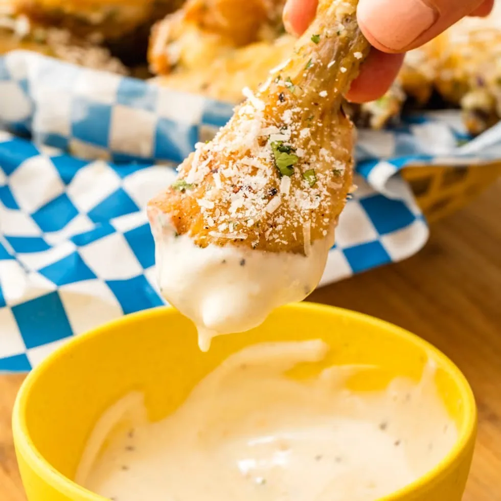 Garlic Parmesan Chicken Wings Recipe