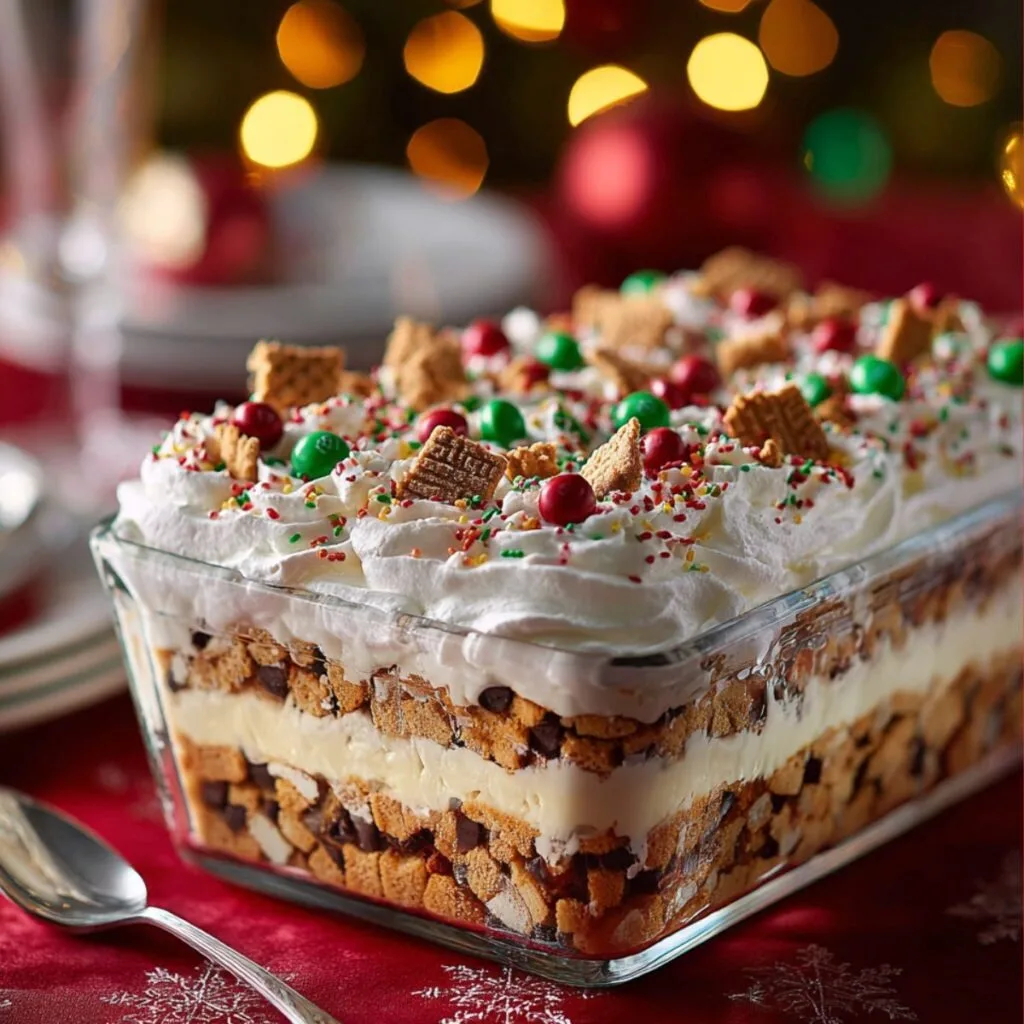 Christmas Cookie Lasagna Recipe 3 Christmas Cookie Lasagna