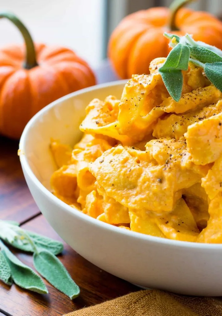 Pumpkin Alfredo with Sage Recipe 4 Pumpkin Alfredo with Sage