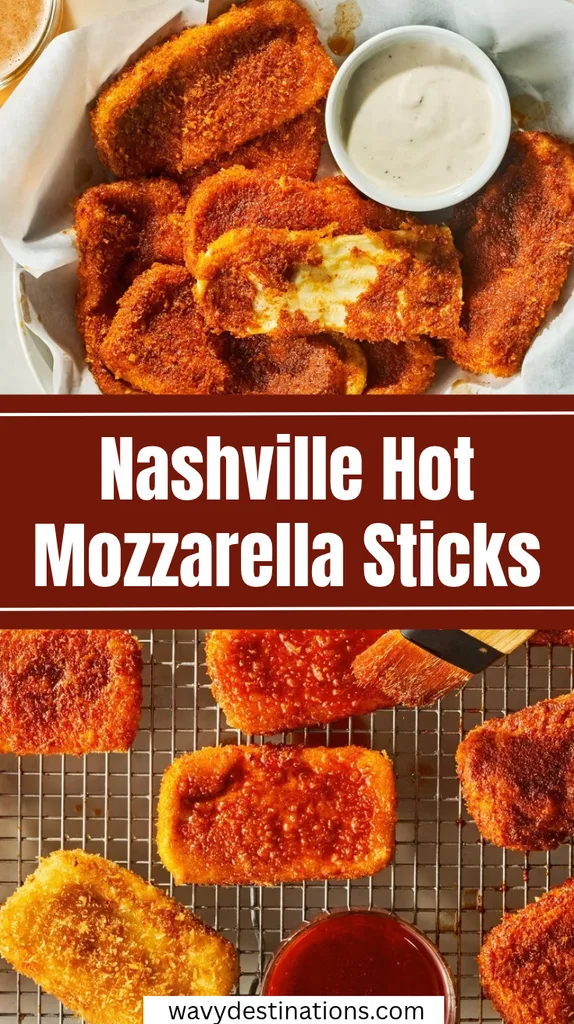 Nashville Hot Mozzarella Sticks Recipe 1 Nashville Hot Mozzarella Sticks