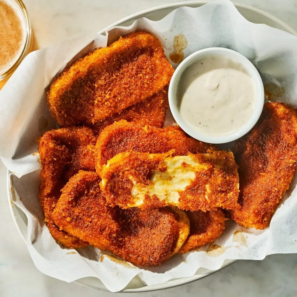 Nashville Hot Mozzarella Sticks Recipe 3 Nashville Hot Mozzarella Sticks