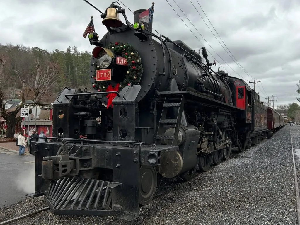 10 Magical Christmas Train Rides Across the USA 5 Great Smoky Mountains Railroad Polar Express