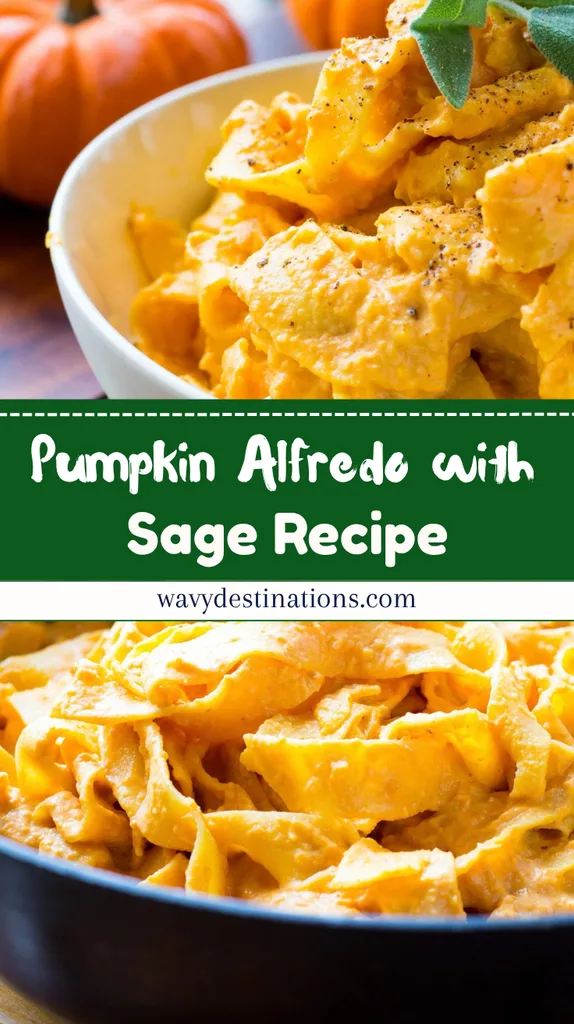 Pumpkin Alfredo with Sage Recipe 1 Pumpkin Alfredo with Sage