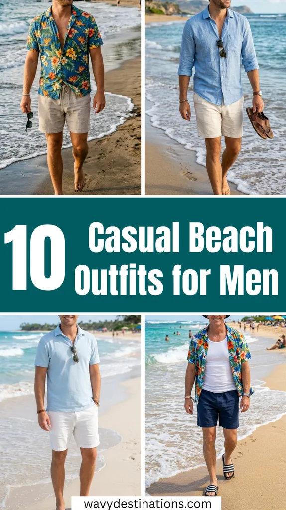 Casual Beach Outfits for Men