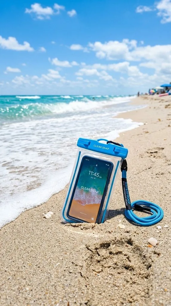 11 Beach Accessories for Women That Elevate Your Style 8 Waterproof Phone Pouch