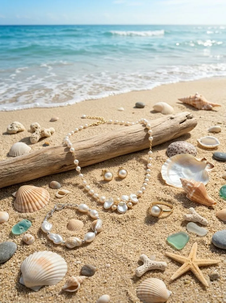 11 Beach Accessories for Women That Elevate Your Style 9 Pearl Beach Jewelry
