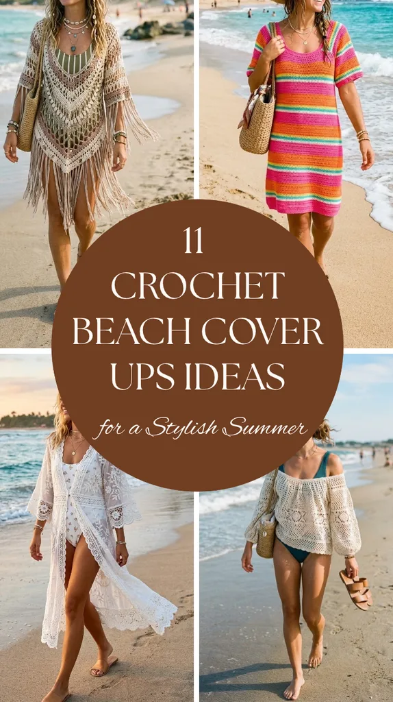 11 Crochet Beach Cover Ups Ideas for a Stylish Summer 9 Crochet Beach Cover Ups Ideas