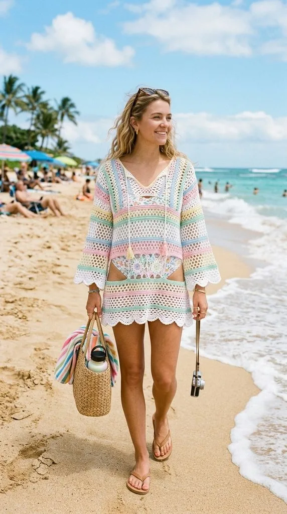 Crochet Mini Beach Cover Up
