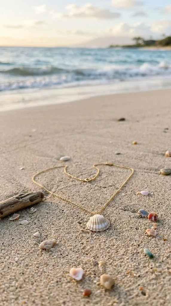 12 Beach Jewelry Ideas to Elevate Your Coastal Style 2 Seashell Pendant Necklaces
