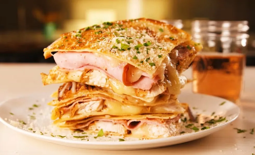 Chicken Cordon Bleu Quesadillas