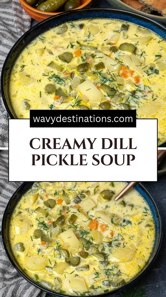 Creamy Dill Pickle Soup Recipe 1 Creamy Dill Pickle Soup