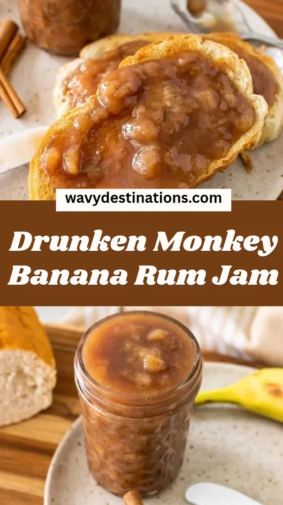 Drunken Monkey Banana Rum Jam